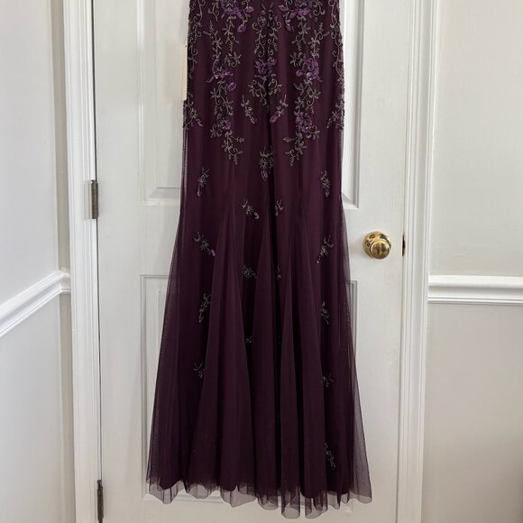 Adrianna Papell Hand Beaded Gown Size 10 New with Tags - Picture 12 of 12